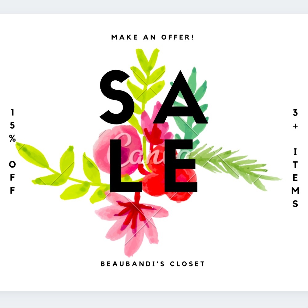 15% off 3+ items!